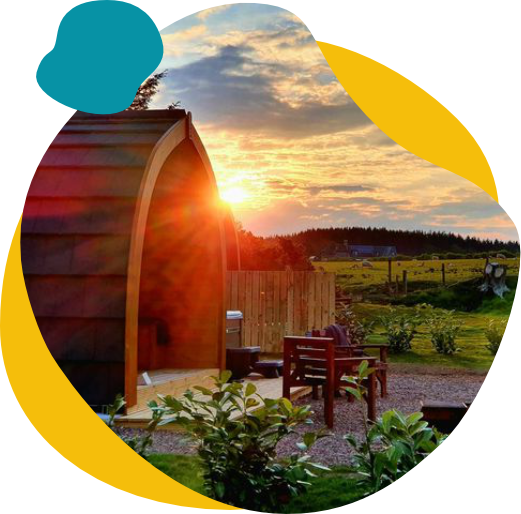 glamping-site-sunset-stylised